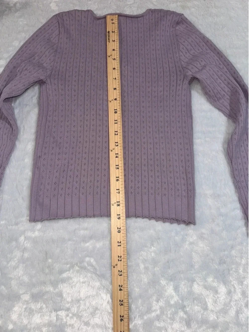 Sweater cardigan with tie front